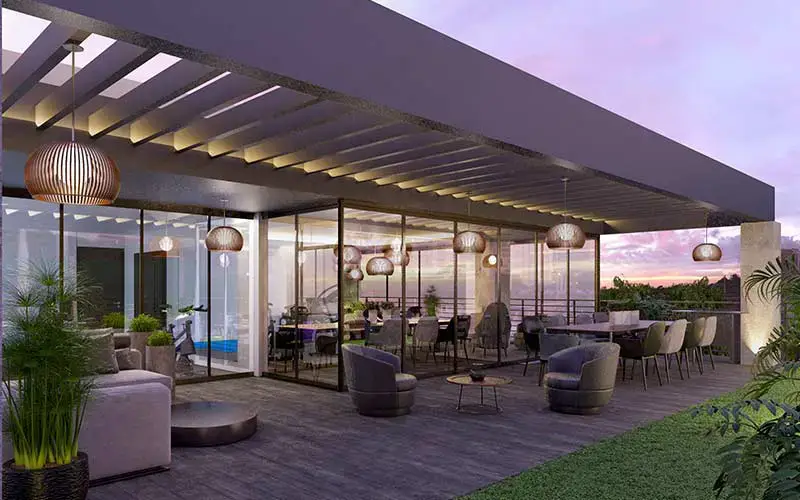 Pérgola de los Apartamentos Astorga, Zona 13 Guatemala