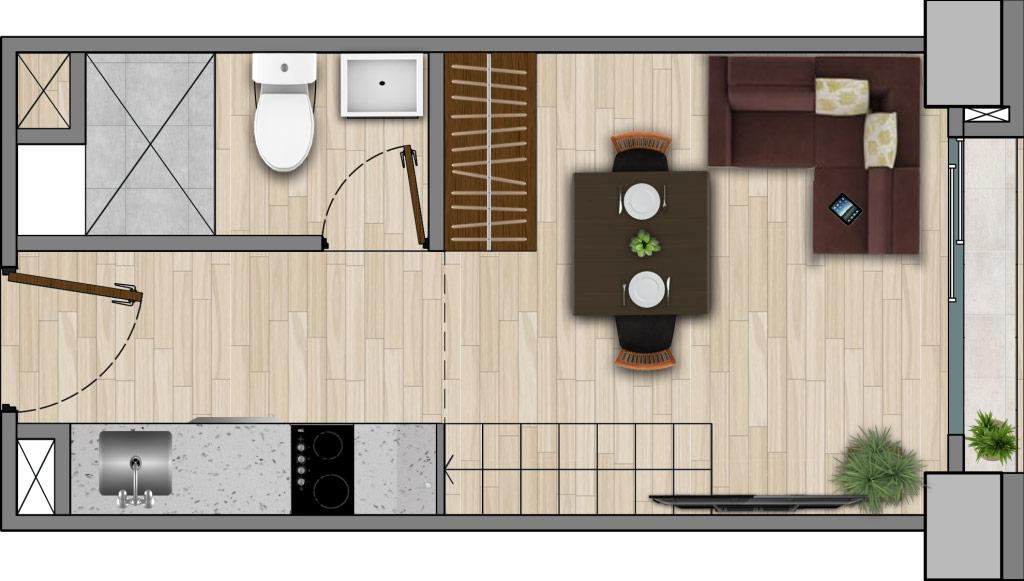 Nidra Lofts A30 - Planta baja