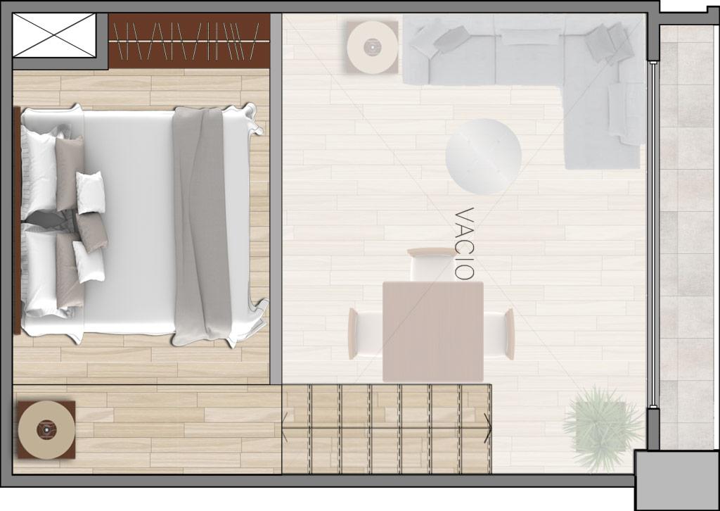 Nidra Lofts A33 - Planta alta