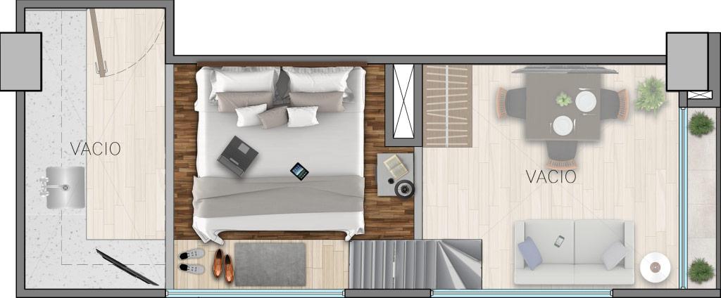 Nidra Lofts A33 B - Planta alta